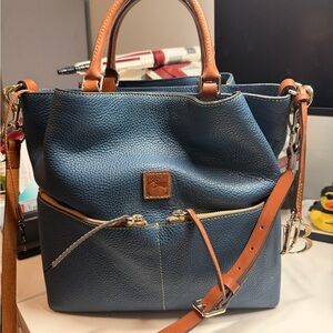 Dooney & Bourke Navy Dawson Satchel